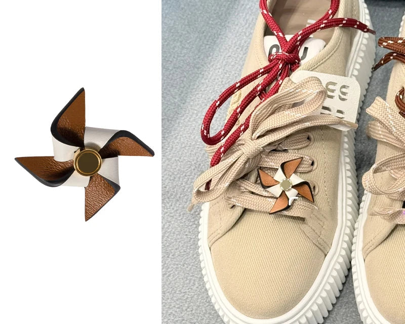 High-Grade Leather Flower Ball Tassel – Bag & Car Pendant