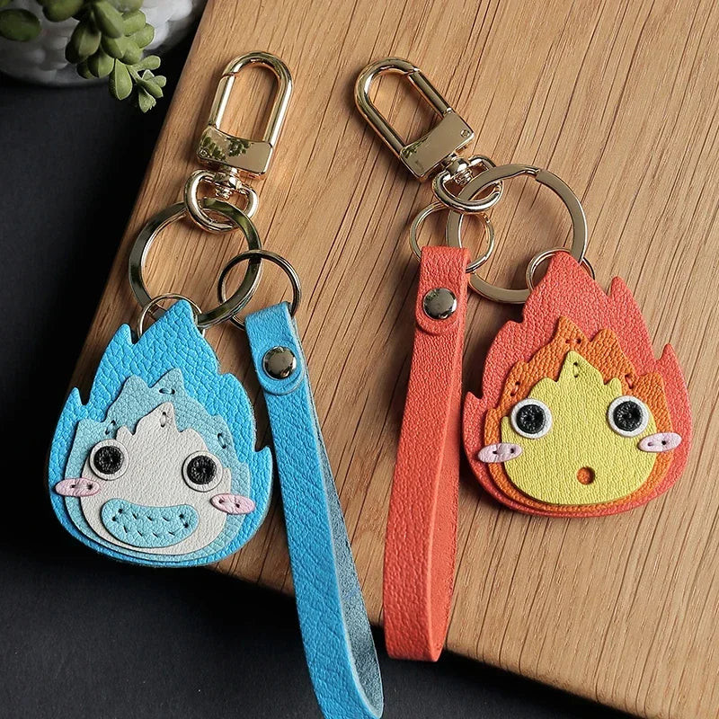 Exquisite Leather Bag Charm – Scarecrow Design