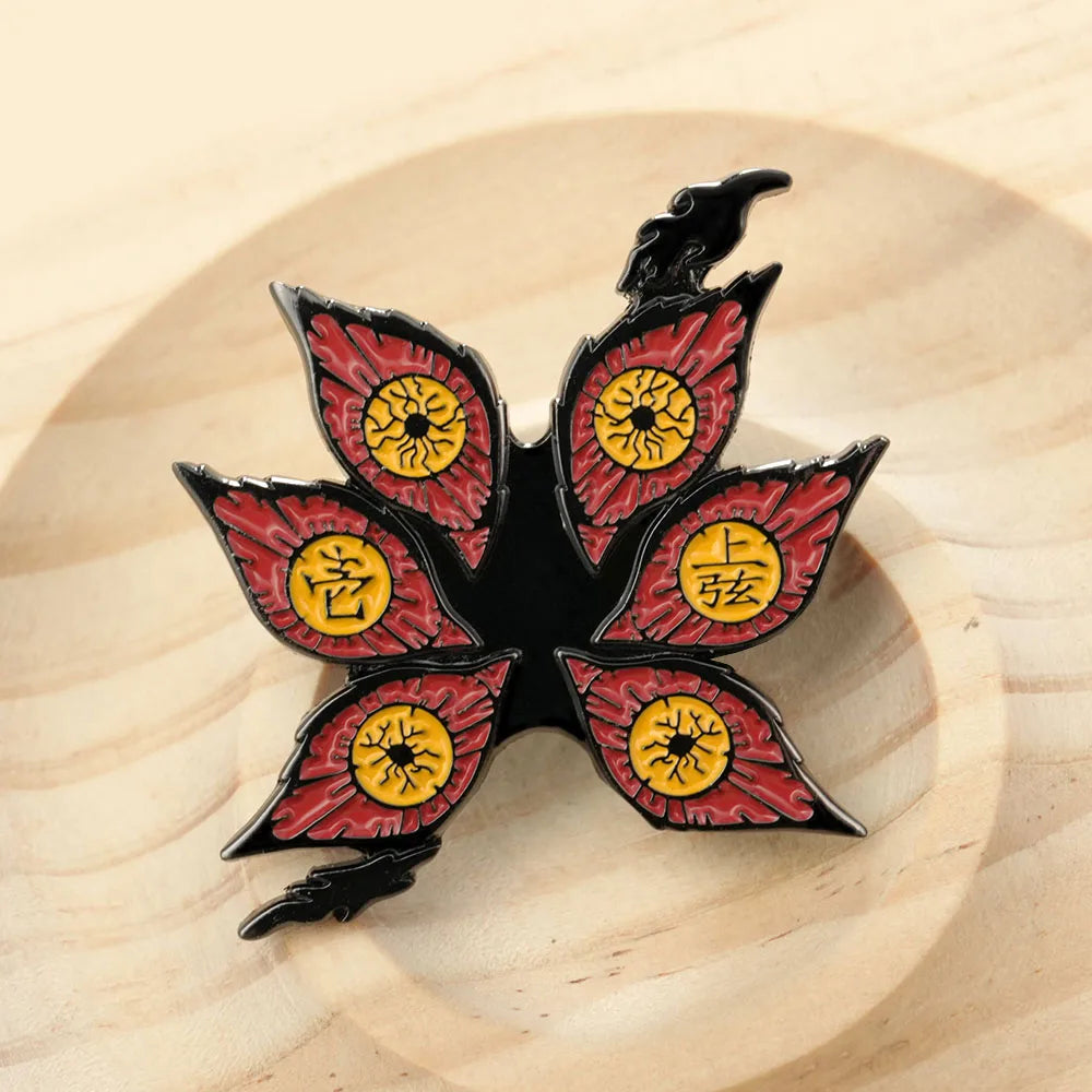 Kokushibo Eyes Enamel Pin – Demon Slayer Inspired