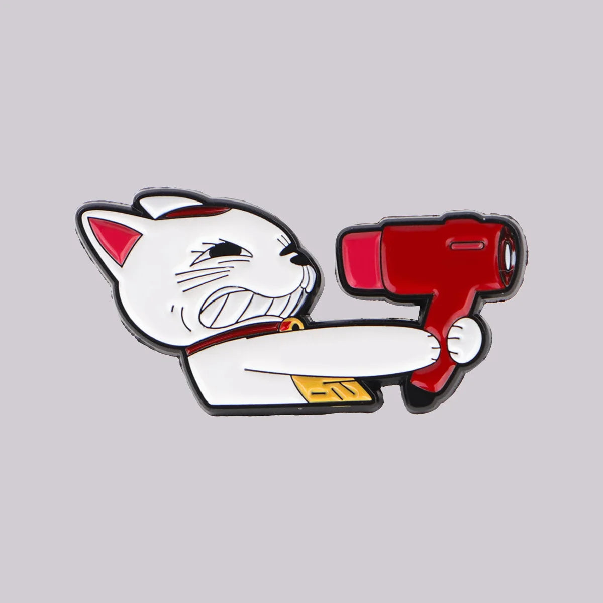 Adorable Cat Pin – Anime Brooch for Backpack & Clothes