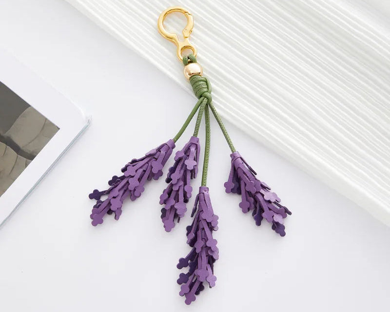 Empower in Lavender – Leather Bag Charm