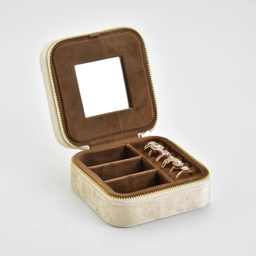 Vintage Velvet Jewelry Box