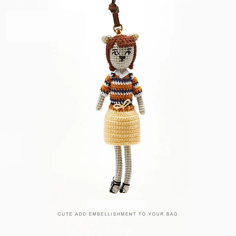 Knit Doll Pendant – Adorable Bag Accessory