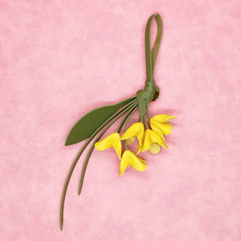 “She Blooms” Tulip Keychain