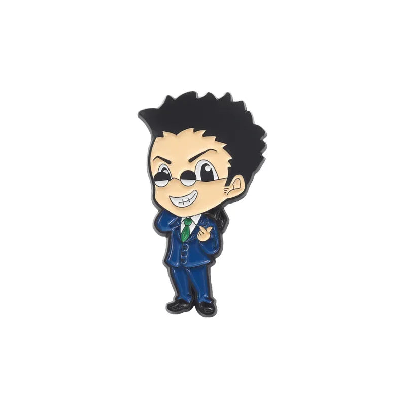 Hunter x Hunter Enamel Pin Set (5PCS) – Anime Lapel Badges for Clothes, Bags & Cosplay