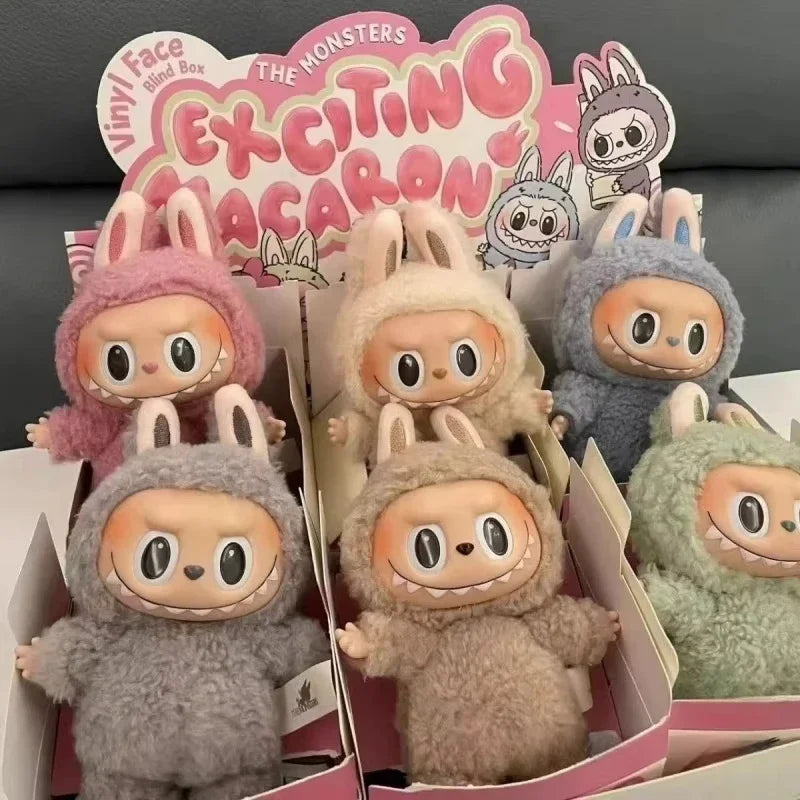 cute LABUBU monter keychain blind box