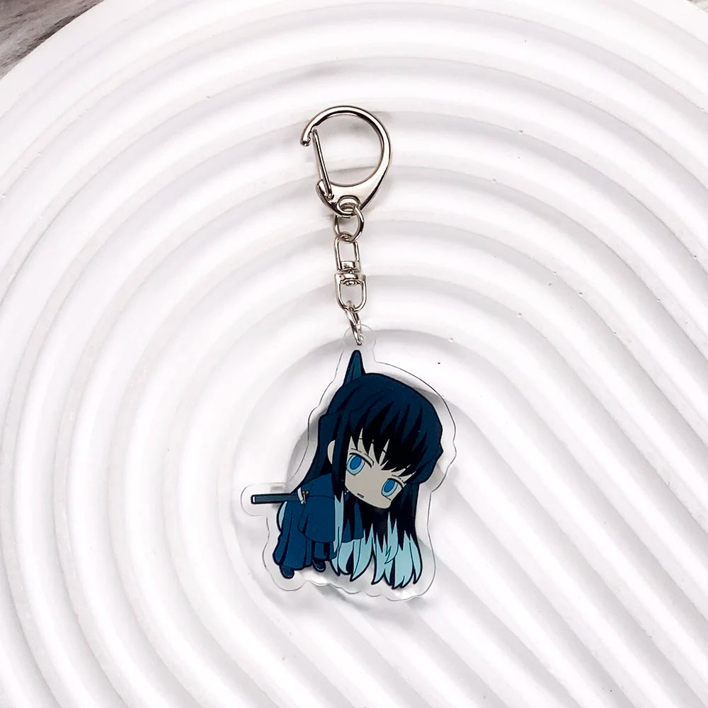 Demon Slayer Anime Keychain – Acrylic Character Bag Charm