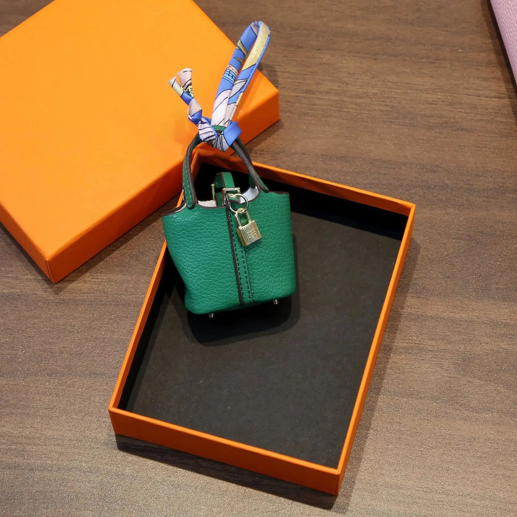 Mini Basket Leather Pouch – 2025 Lightweight Daily Bag