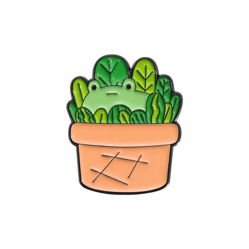 Kawaii Animal Brooch – Cute Enamel Pin Series