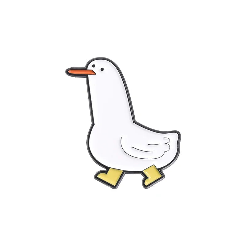 Kawaii Animal Brooch – Cute Enamel Pin Series