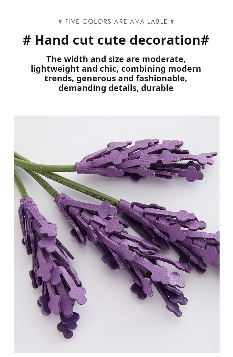 Empower in Lavender – Leather Bag Charm