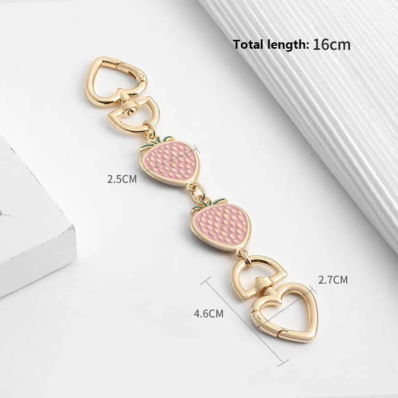 Pink Shoulder Bag Extension Chain