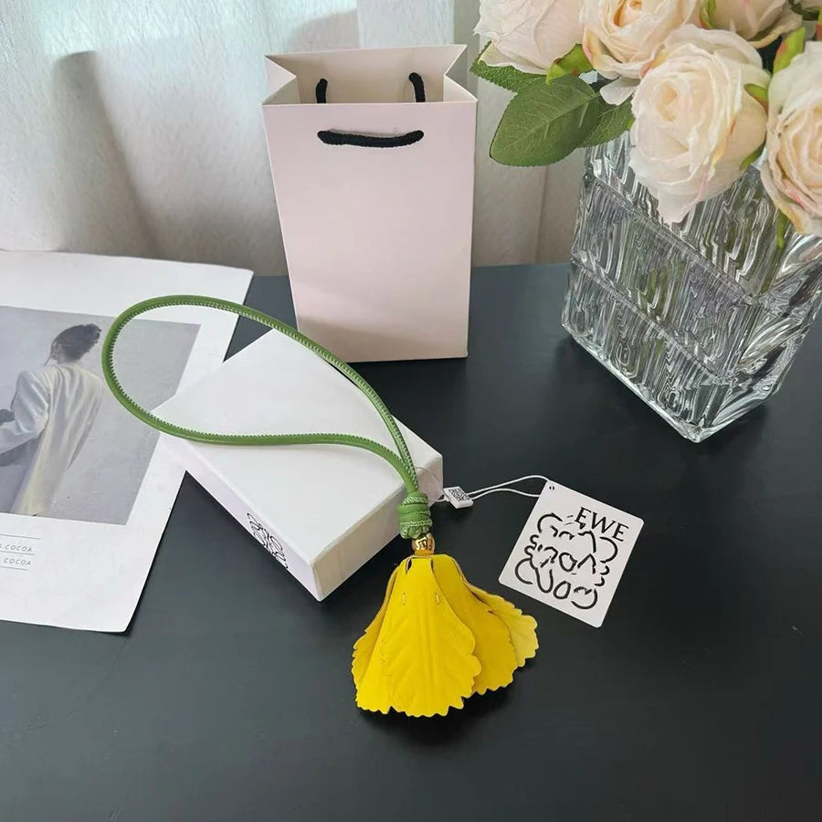 Raspberry & Blackberry Charm – Leather Bag Accessory