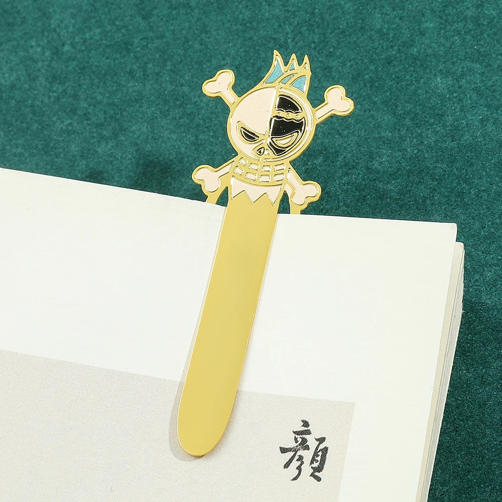 One Piece Metal Bookmarks – Anime Collectible Gift for Fans & Book Lovers
