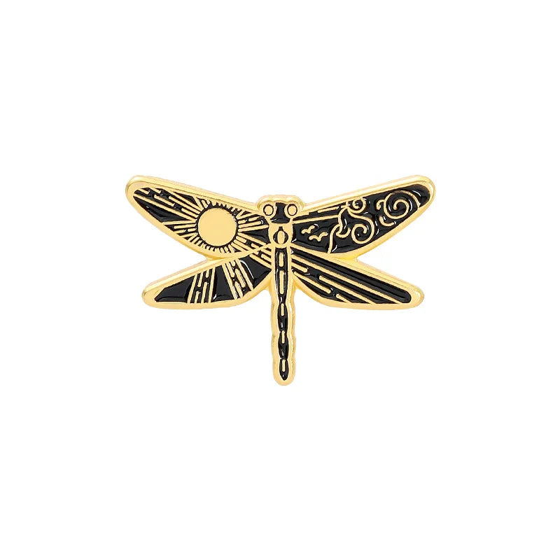 Colorful Butterfly & Dragonfly Badge