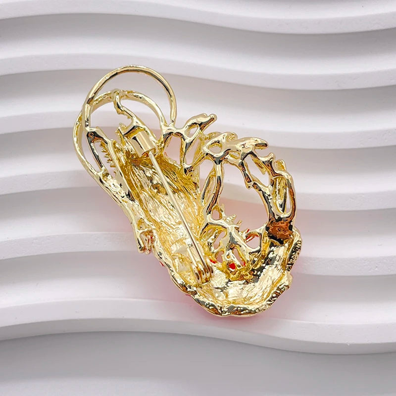 Flying Bird Brooch Pin