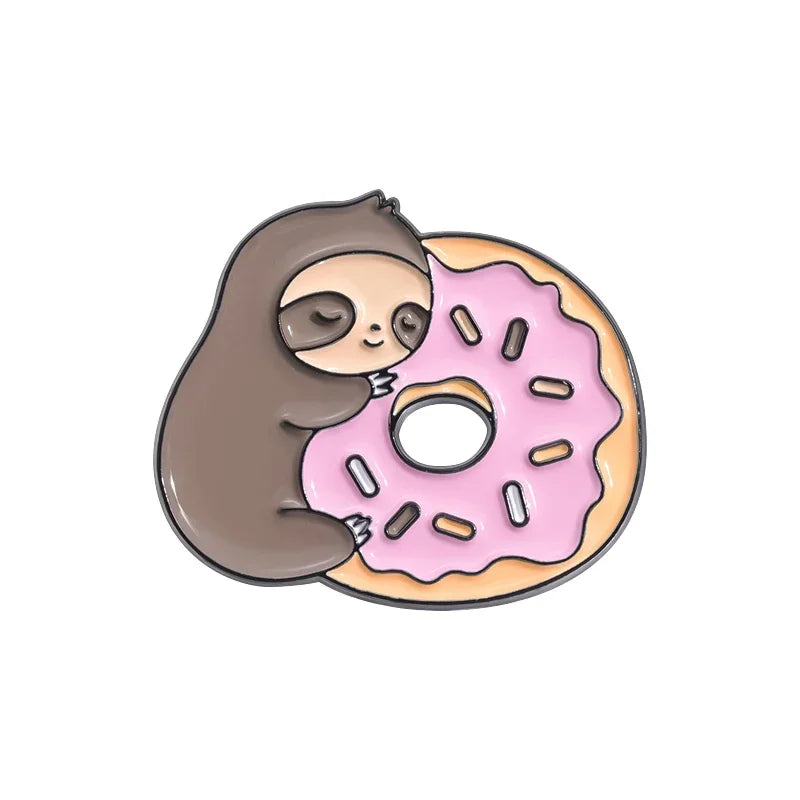 Kawaii Animal Brooch – Cute Enamel Pin Series
