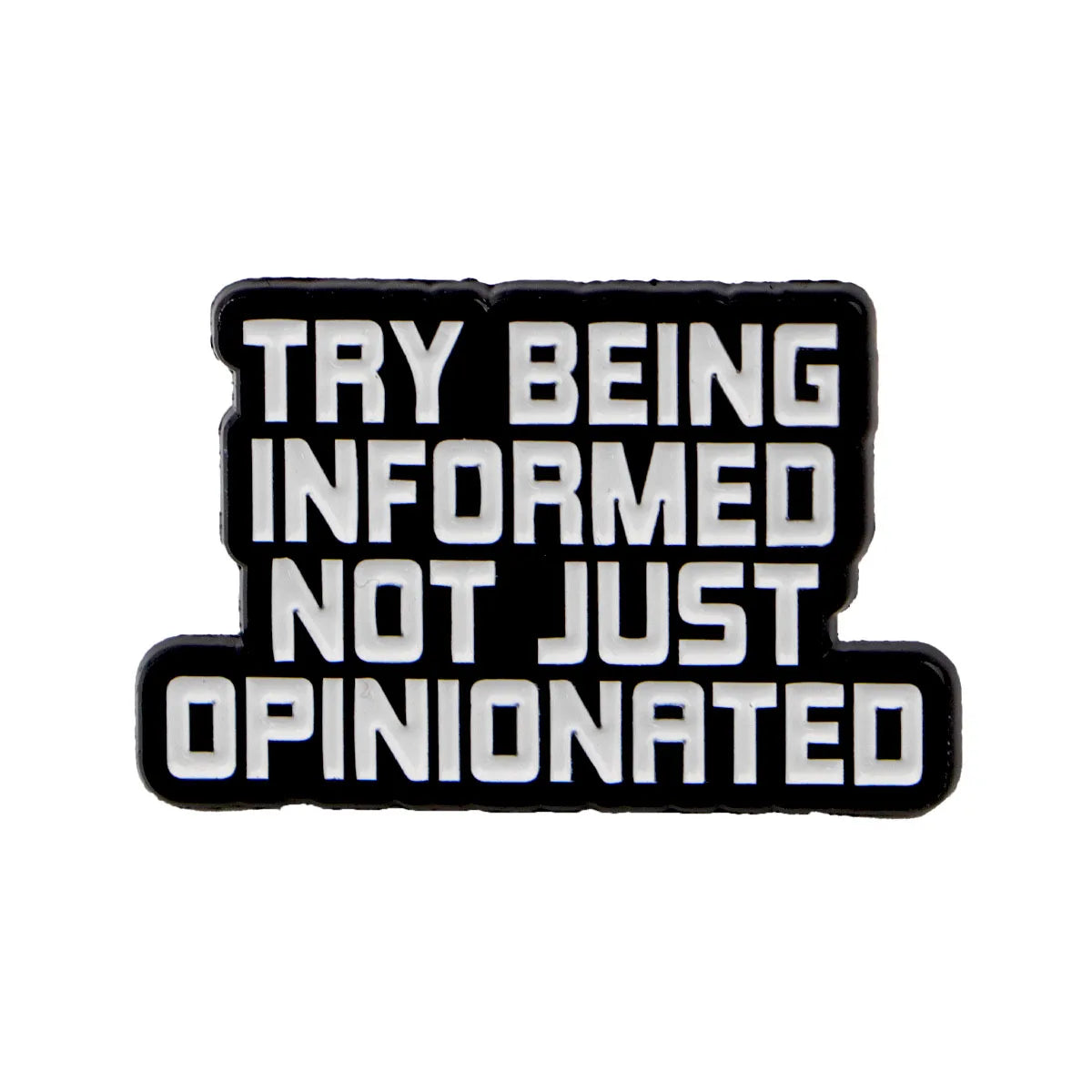 Funny Cat Enamel Pin – Quote Badge Gift