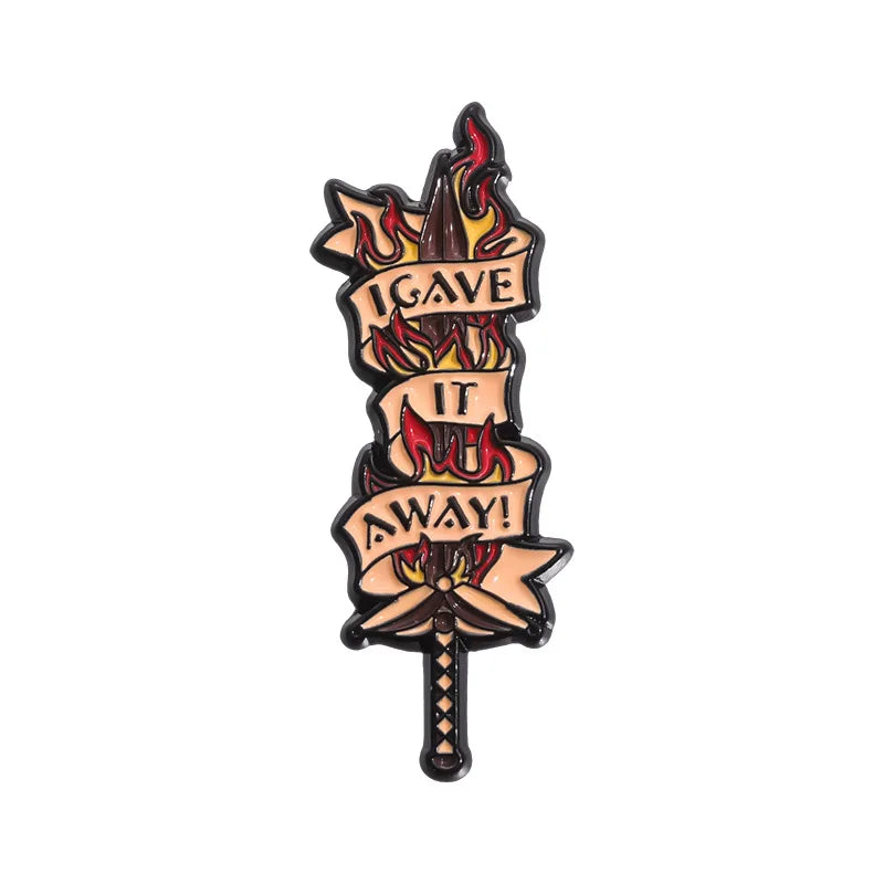 Mystic Crow Enamel Pin – Tarot & Magic Ball Design