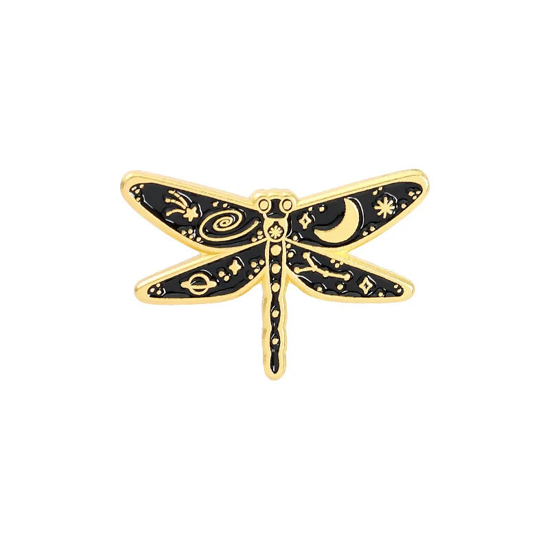 Colorful Butterfly & Dragonfly Badge