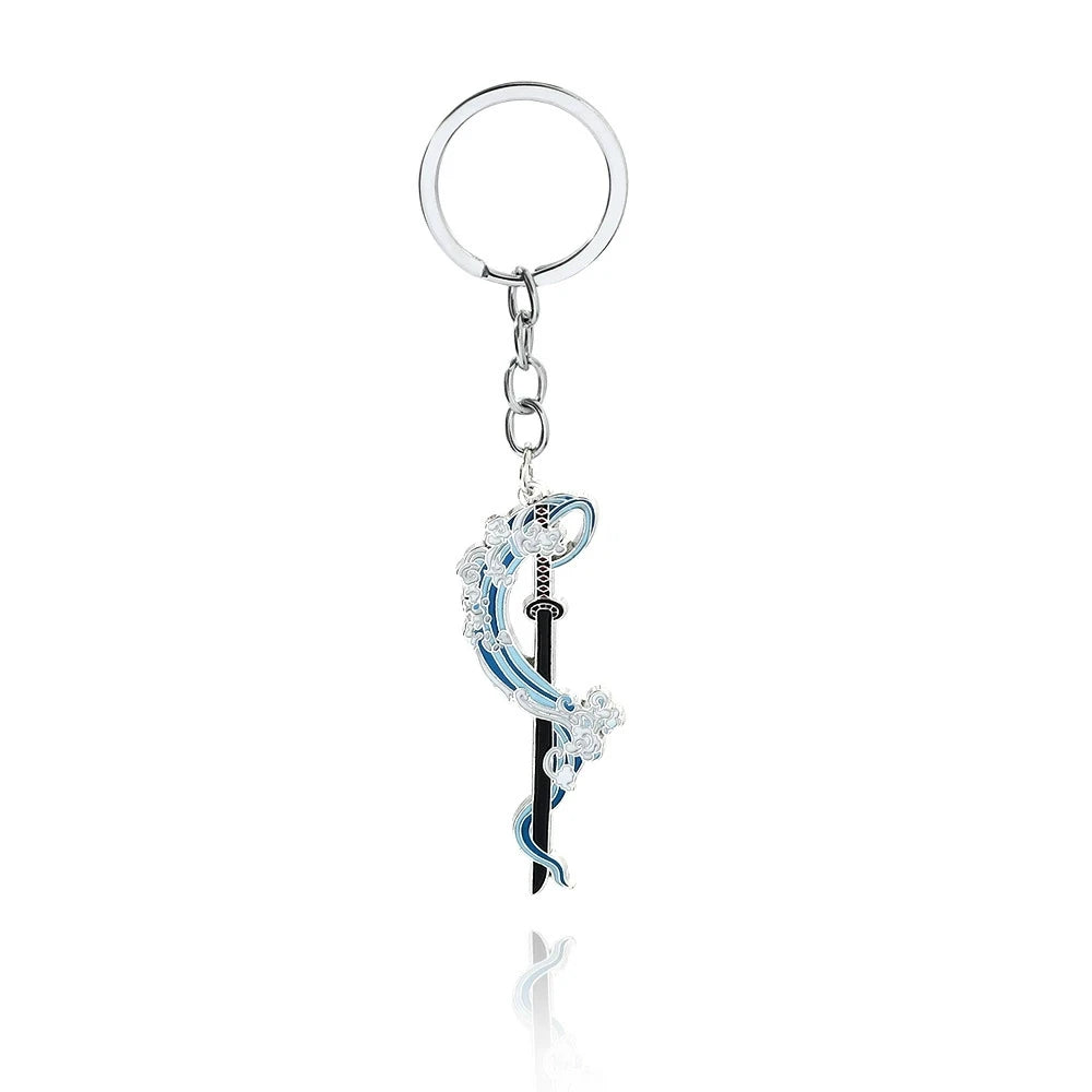 Demon Slayer Sword Keychains – Mini Japanese Katana Collection Anime Souvenir Gifts