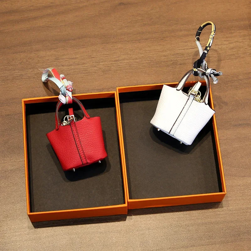 Mini Basket Leather Pouch – 2025 Lightweight Daily Bag