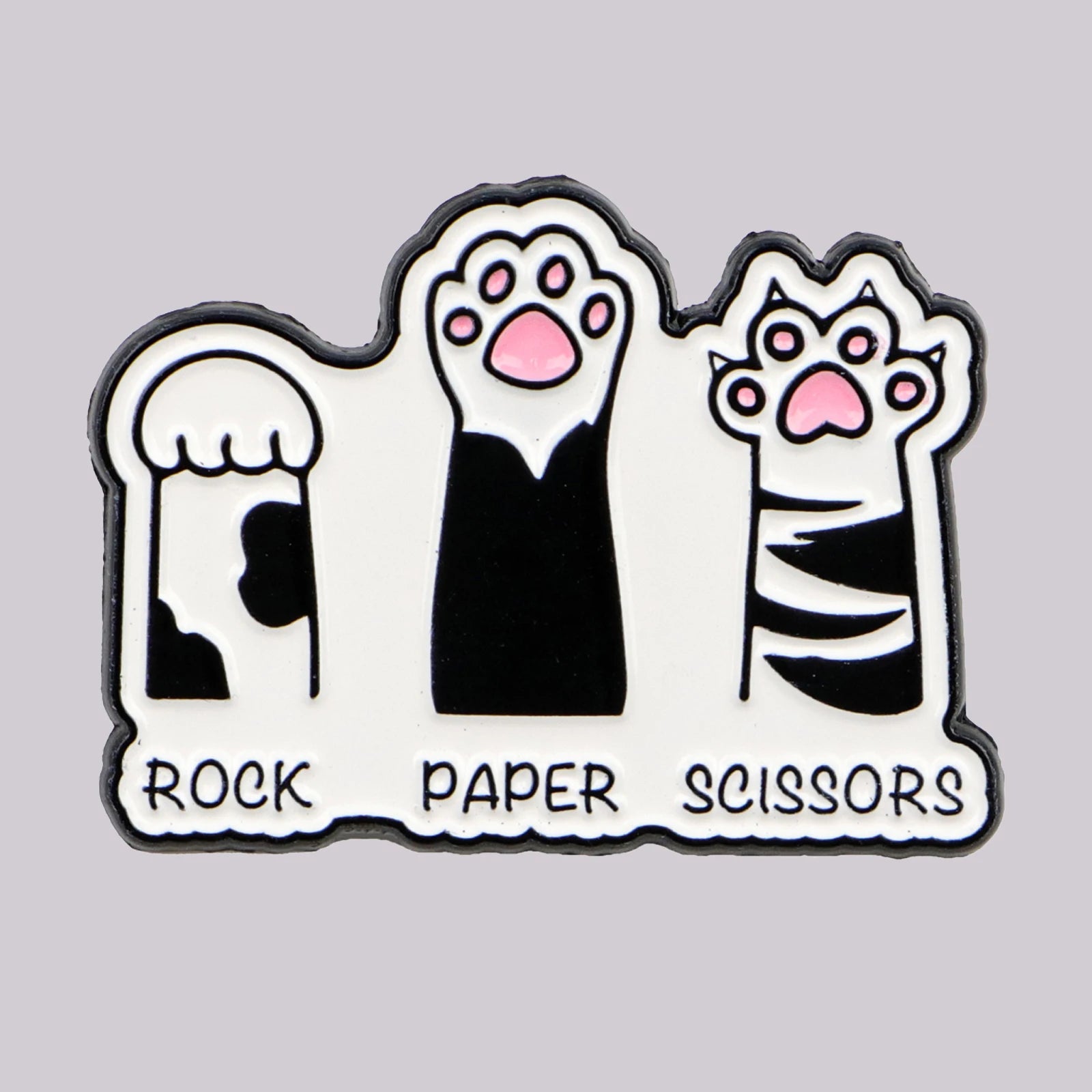 Cute Cat Paw Enamel Pin – Kawaii Animal Brooch