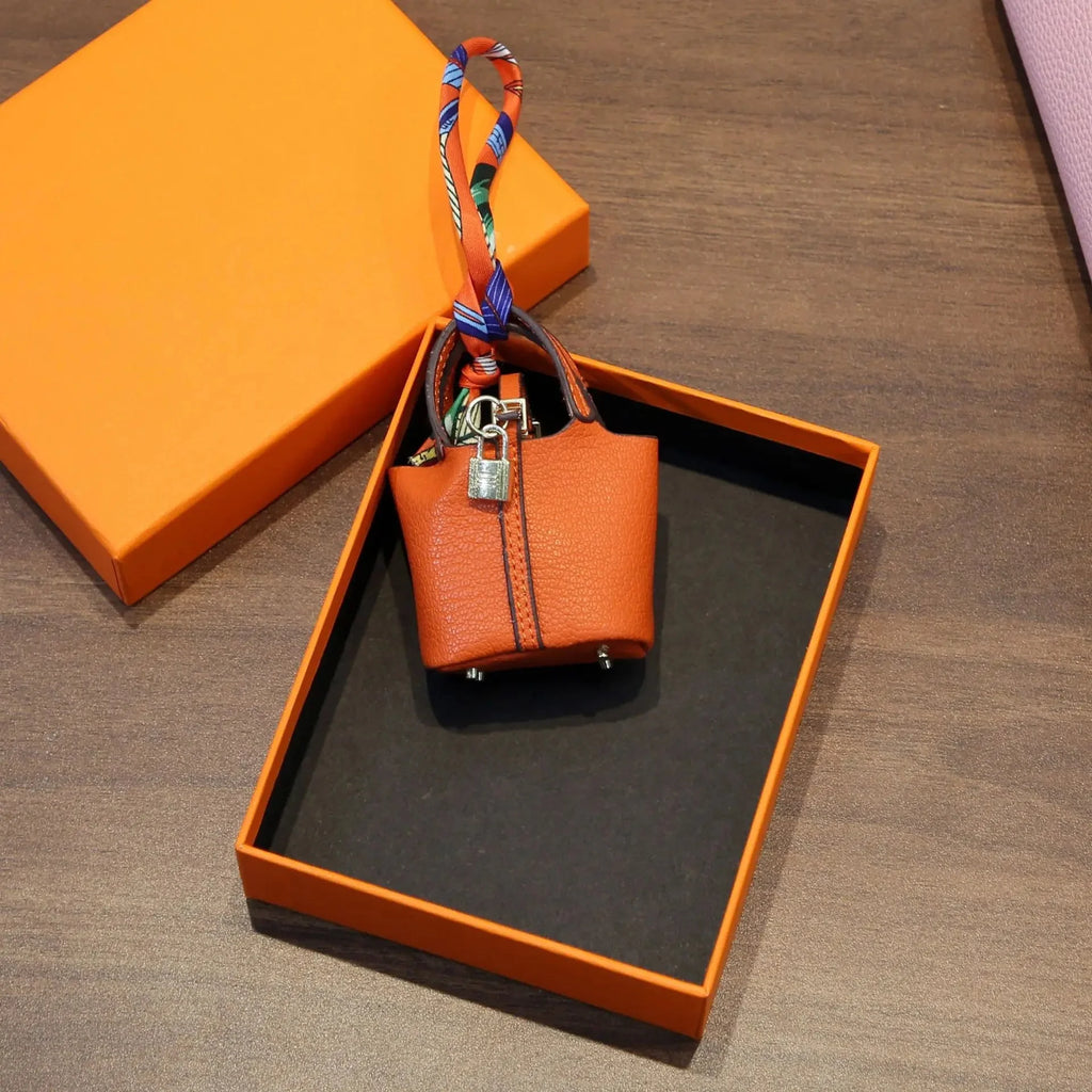 Mini Basket Leather Pouch – 2025 Lightweight Daily Bag