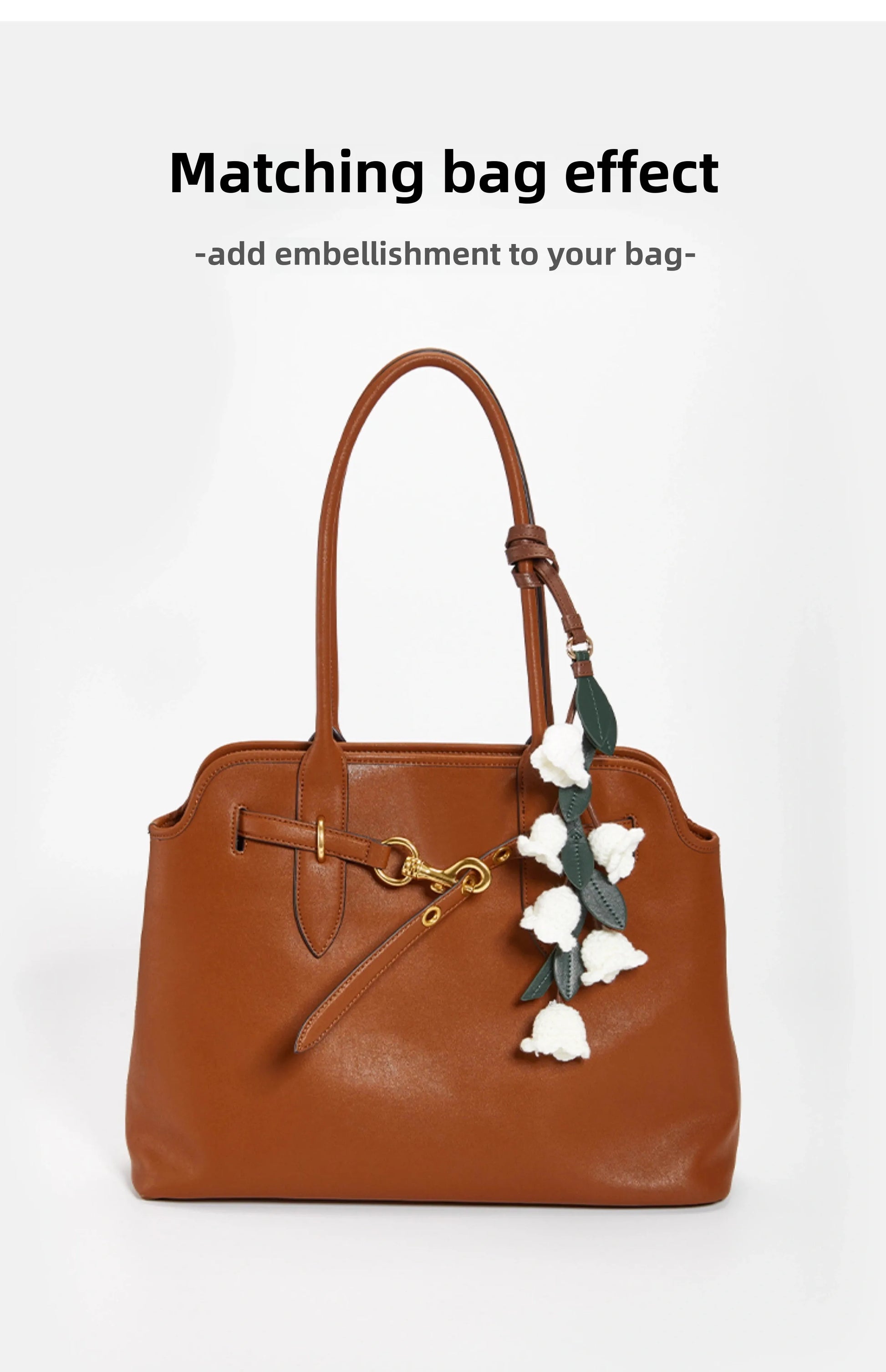 Lily of the Valley Bag Pendant