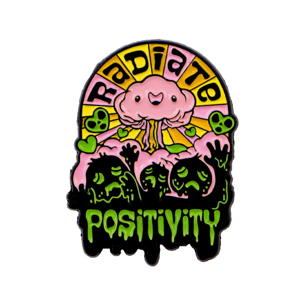 Funny Cat Enamel Pin – Quote Badge Gift