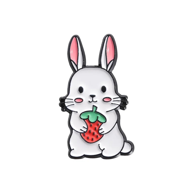 Frog, Rabbit & Duck Pins – Cute Animal Badges