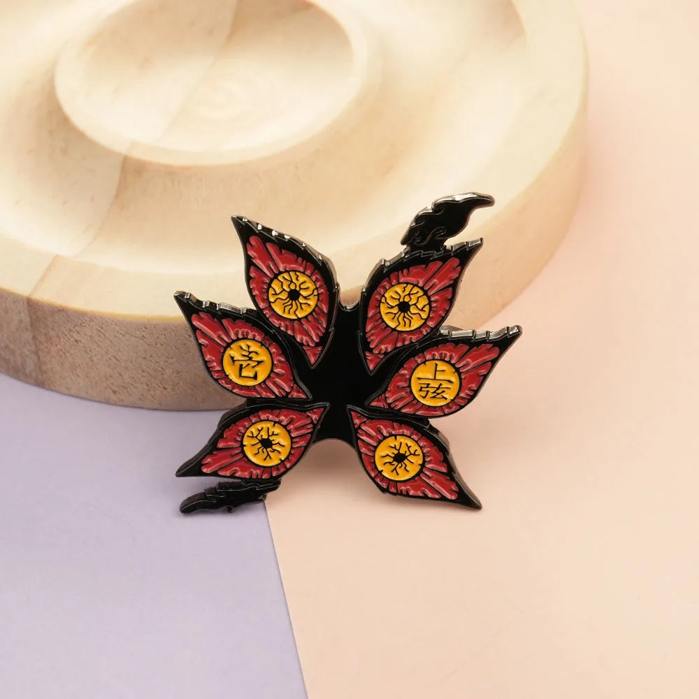 Kokushibo Eyes Enamel Pin – Demon Slayer Inspired