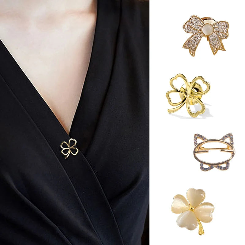 Floral & Ribbon Brooch Collection