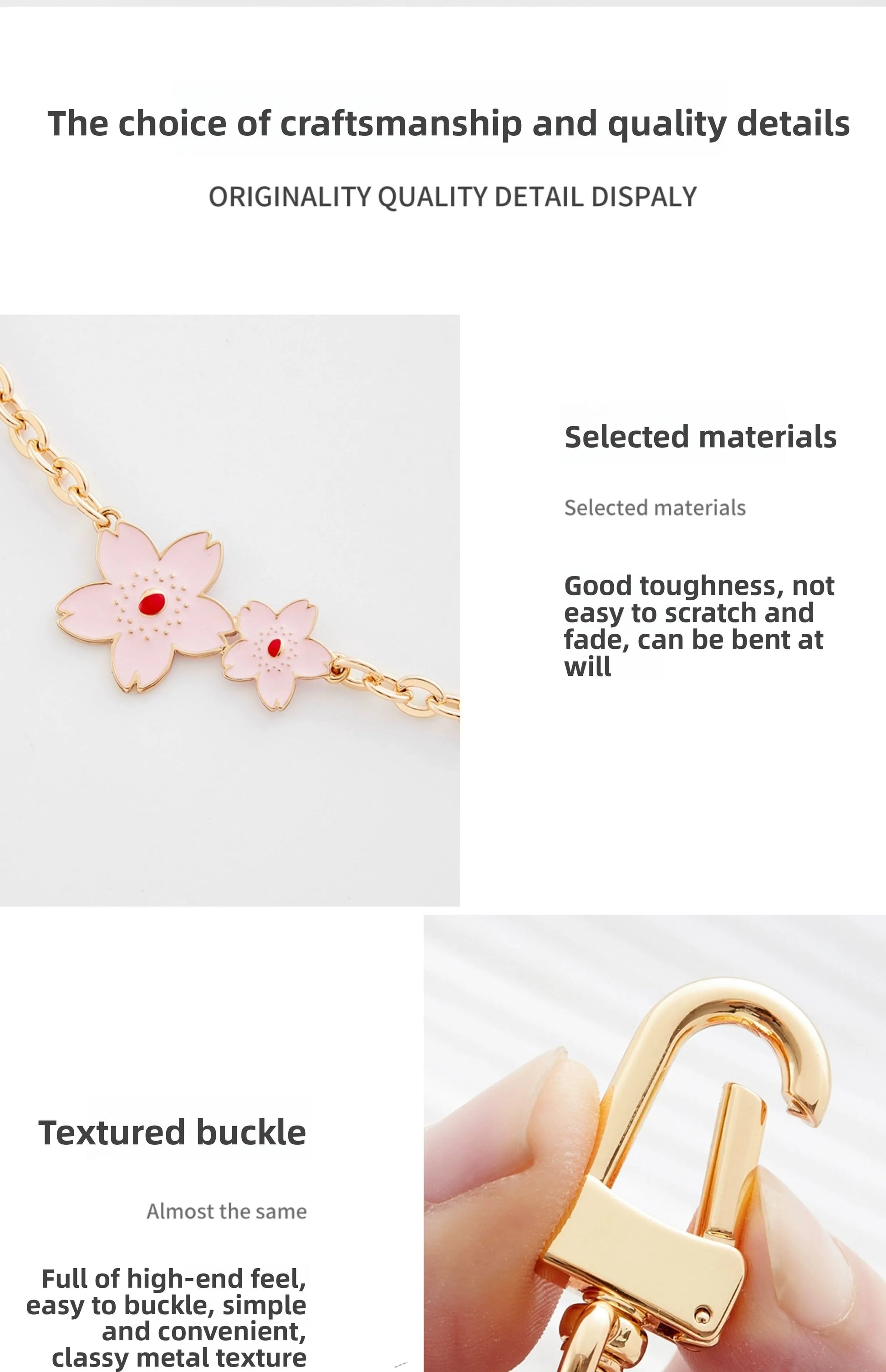 Sakura Bag Extension Chain – Durable & Elegant