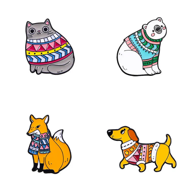 Frog, Rabbit & Duck Pins – Cute Animal Badges