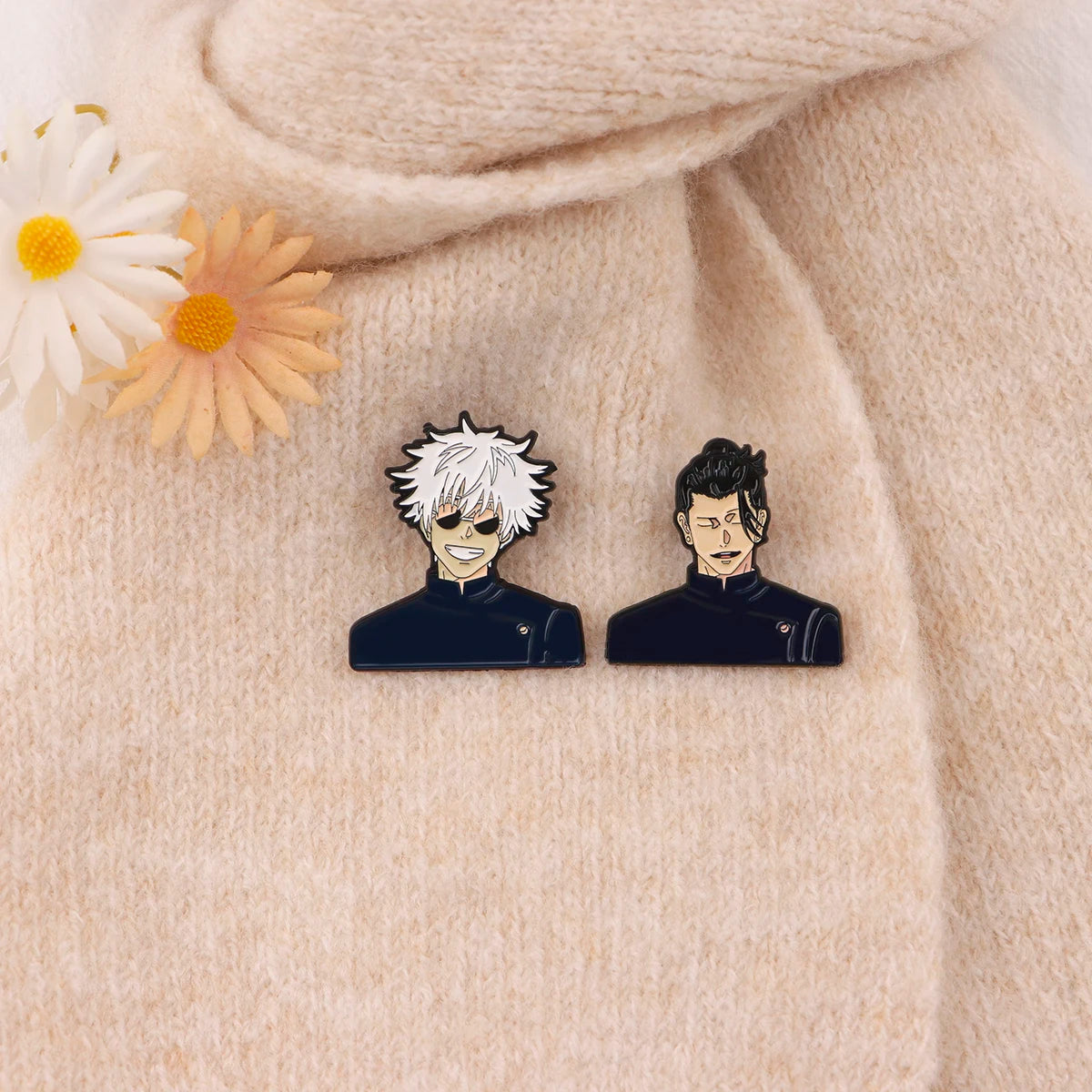 Gojo Satoru Badge – Anime Briefcase & Backpack Pin