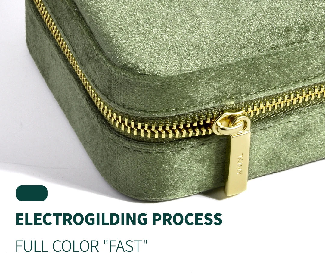 Vintage Velvet Jewelry Box