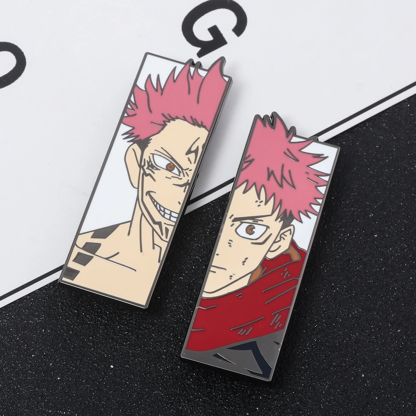 Jujutsu Kaisen sukuna yuji Enamel Brooch – Anime Lapel Pin for Fans & Collectors