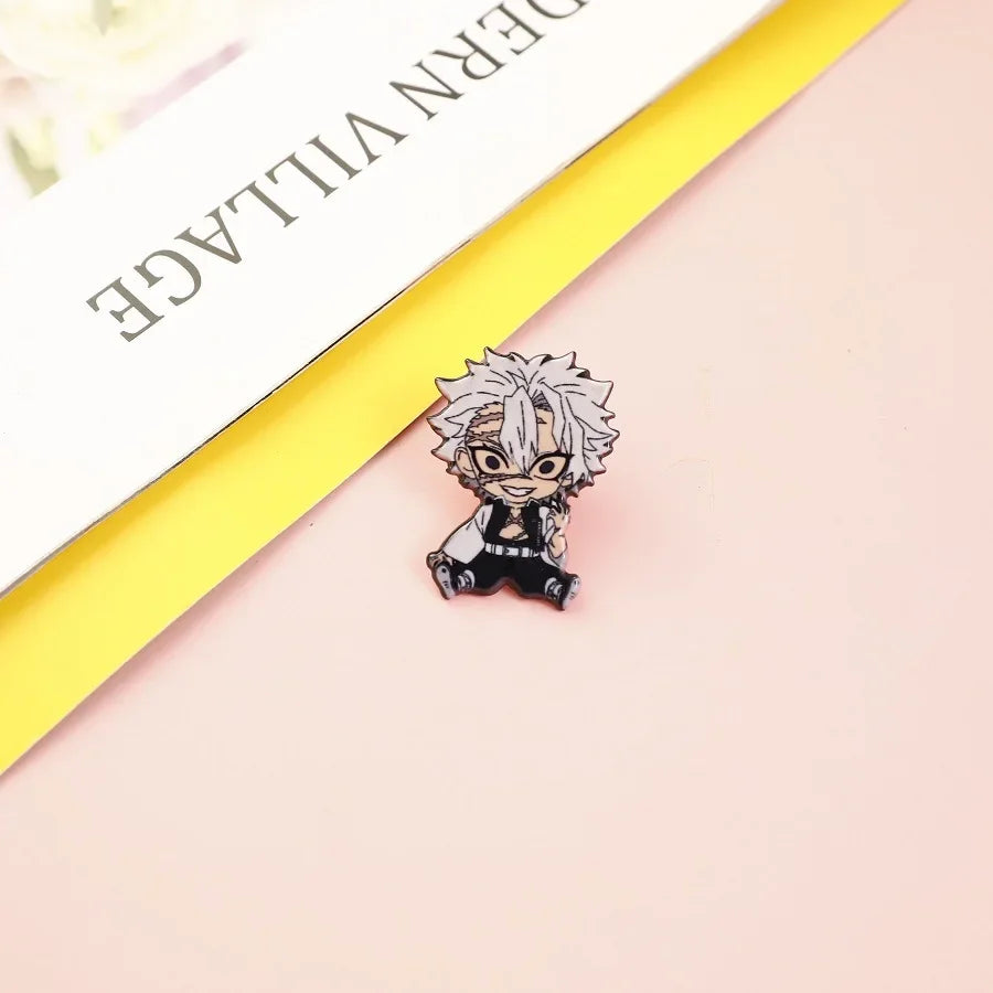 Demon Slayer Backpack & Clothes Pins – Anime Jewelry Gift