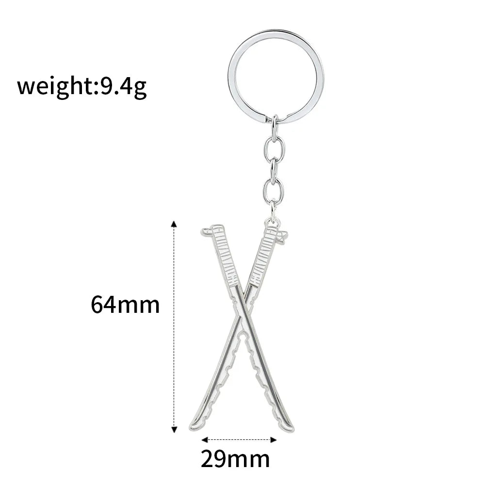 Demon Slayer Sword Keychains – Mini Japanese Katana Collection Anime Souvenir Gifts