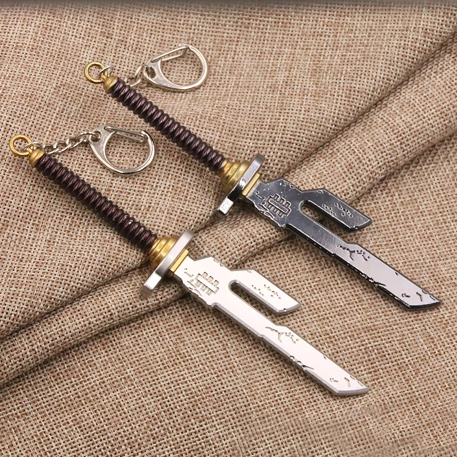Jujutsu Kaisen Keyring – Nanami, Fushiguro & Toji Weapon Model Pendant