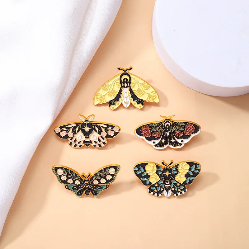 Colorful Butterfly & Dragonfly Badge