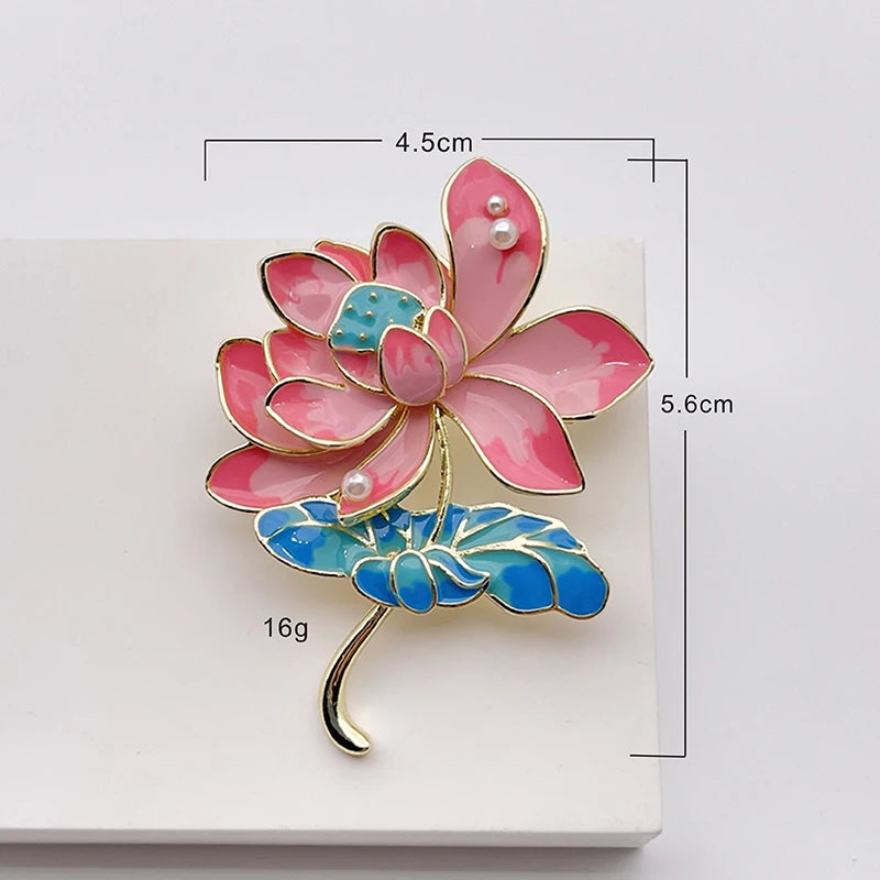Sparkling Peony Brooch Jewelry