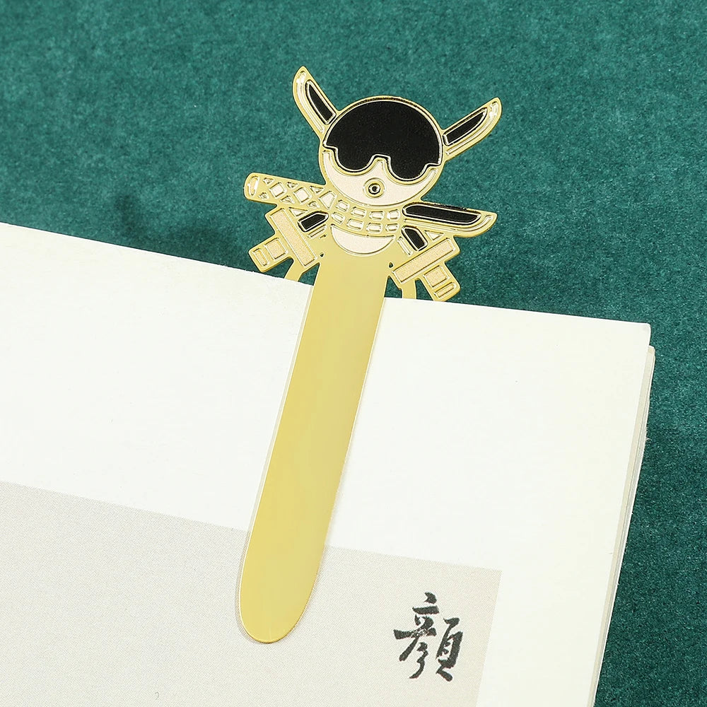 One Piece Metal Bookmarks – Anime Collectible Gift for Fans & Book Lovers