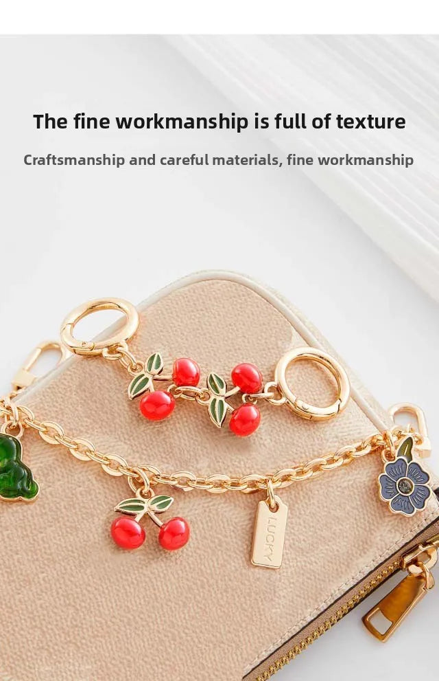 Cherry Shoulder Strap Chain – Bag Accessory