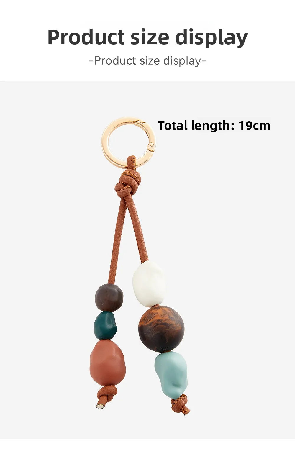 Retro Beaded Bag Charm
