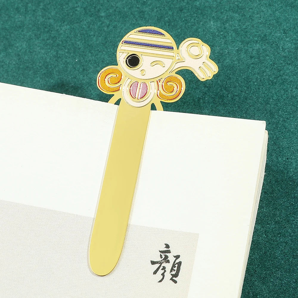 One Piece Metal Bookmarks – Anime Collectible Gift for Fans & Book Lovers